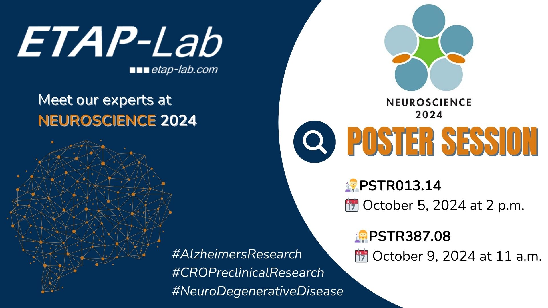 Discover our latest NDD's results at the NEUROSCIENCE 2024 in Chicago